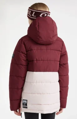 Anorak O'Riginals Puffer | Windsor Wine Colour Block