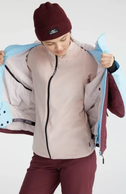 Aplite Wintersportjas | Blue Wave Colour Block