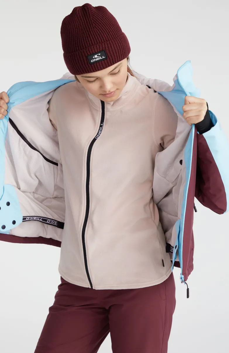 Aplite Wintersportjas | Blue Wave Colour Block