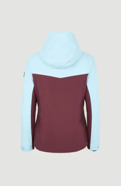 Aplite Wintersportjas | Blue Wave Colour Block