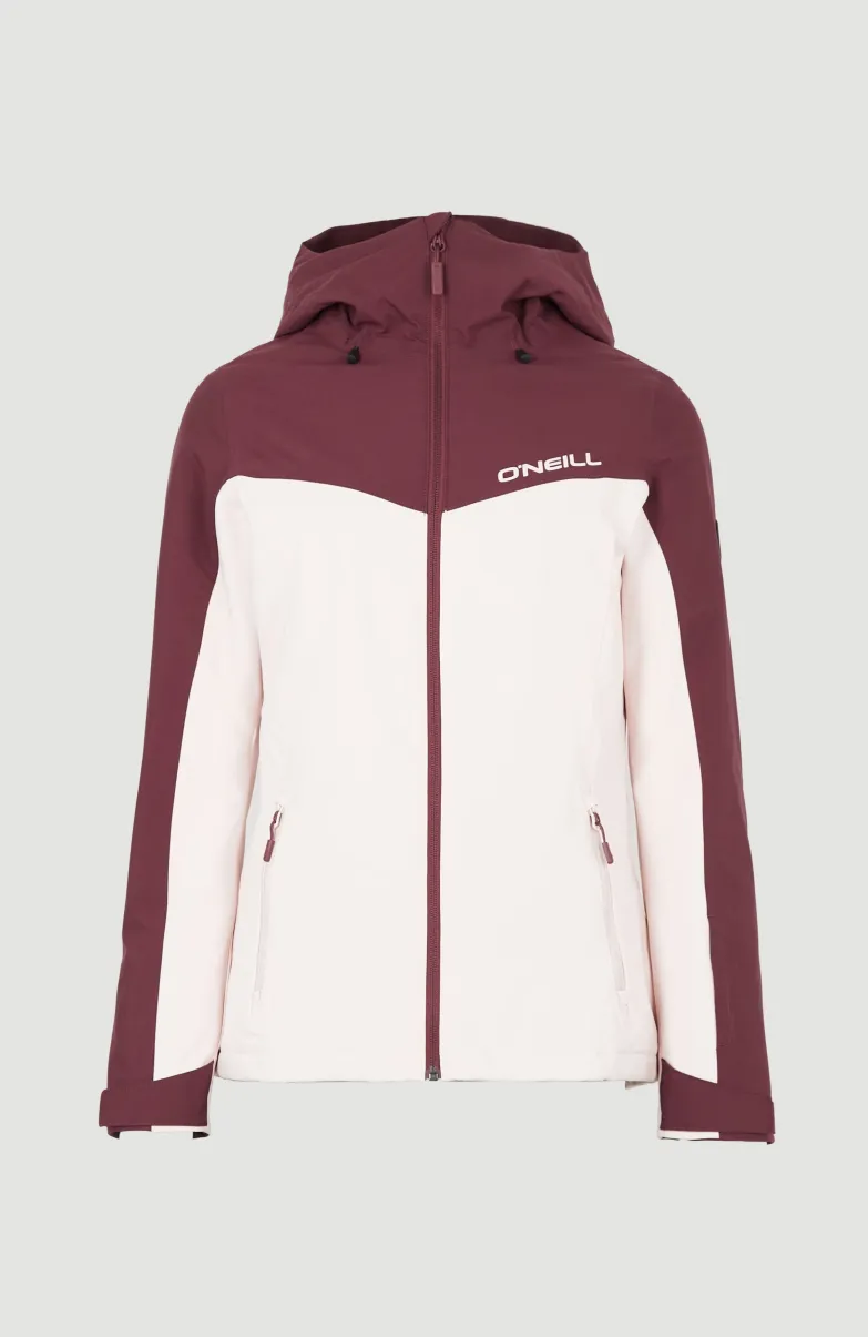 Aplite Wintersportjas | Windsor Wine Colour Block
