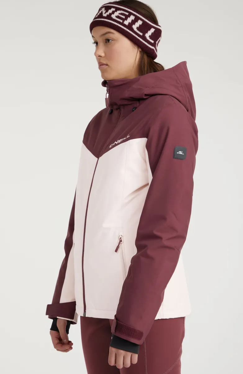 Aplite Wintersportjas | Windsor Wine Colour Block