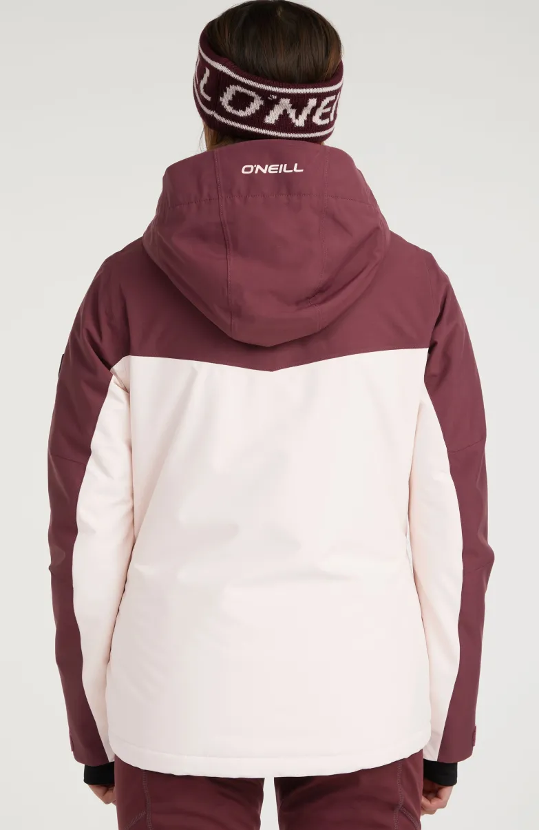 Aplite Wintersportjas | Windsor Wine Colour Block