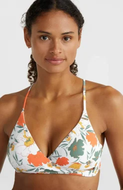 Baay Bikinitop | White Tropical Flower