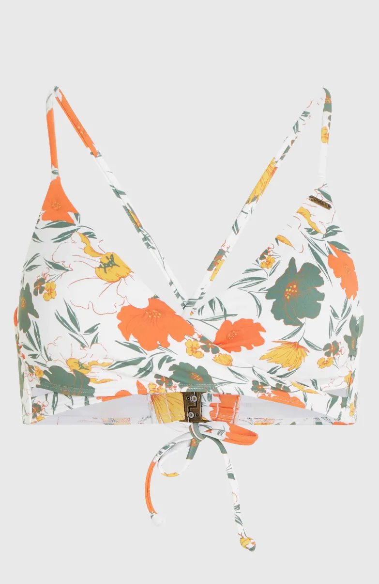 Baay Bikinitop | White Tropical Flower