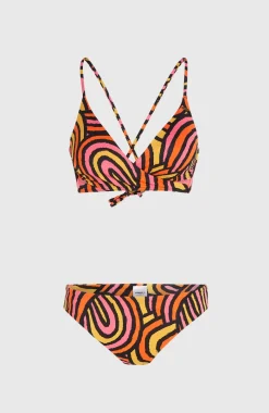 Baay Maoi Bikiniset | Orange Rainbow Stripe
