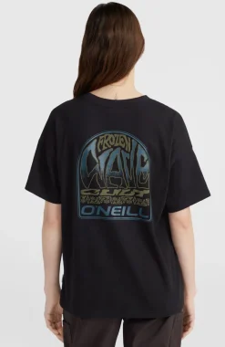 Back Graphic T-shirt | Black Out