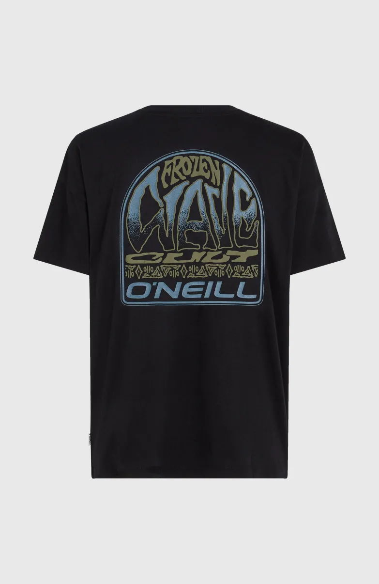 Back Graphic T-shirt | Black Out