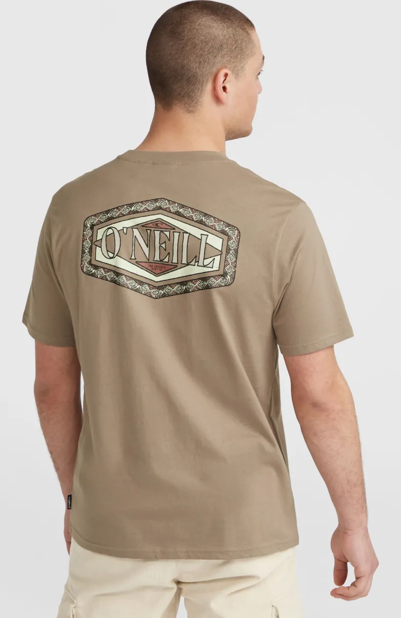 Back Print T-shirt | Concrete
