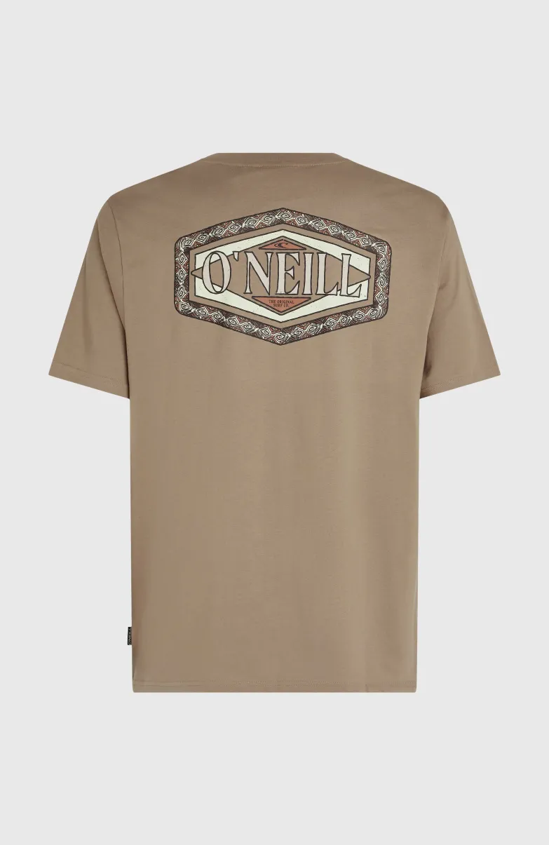 Back Print T-shirt | Concrete