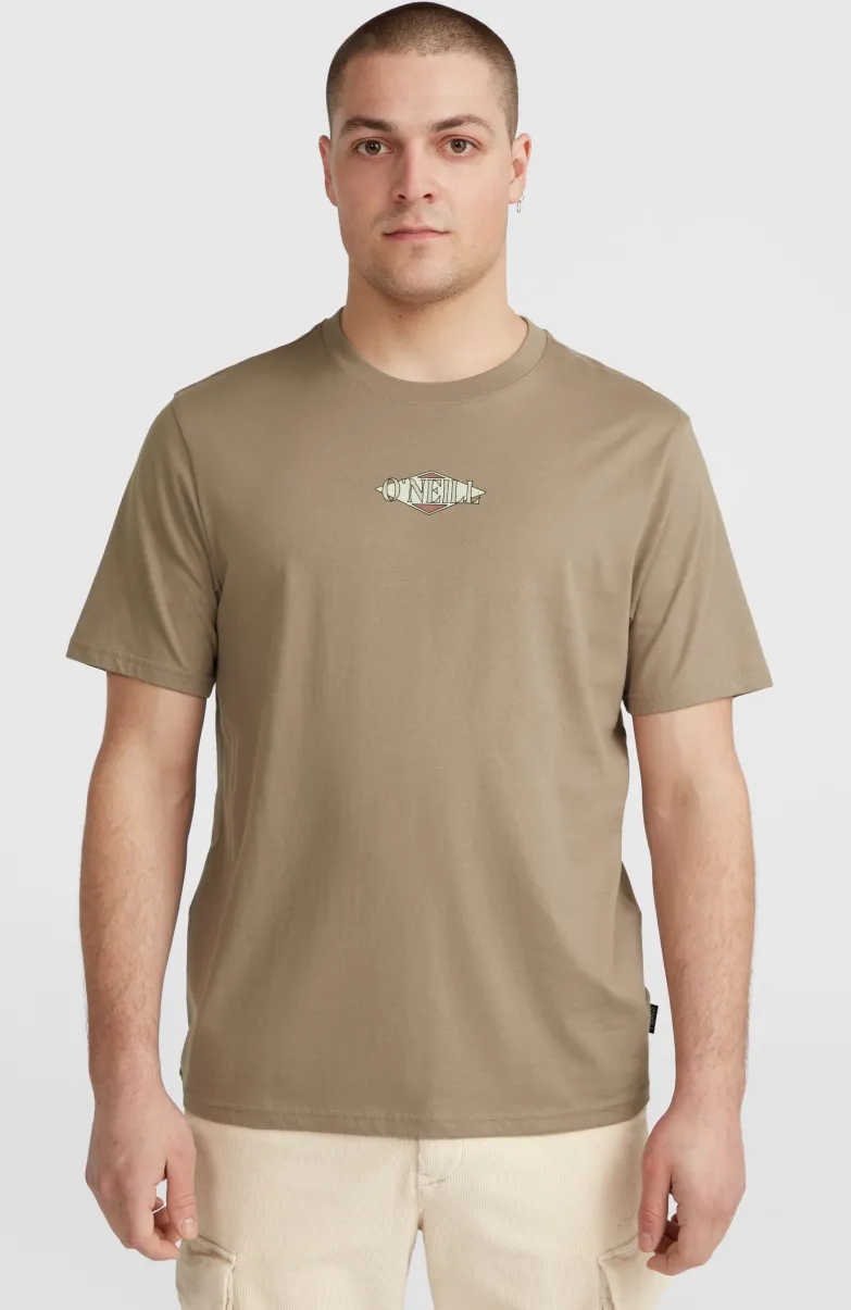 Back Print T-shirt | Concrete
