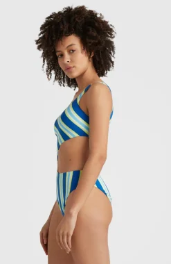 Badpak Poppy | Blue Towel Stripe