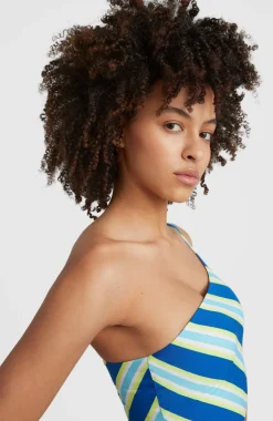 Badpak Poppy | Blue Towel Stripe