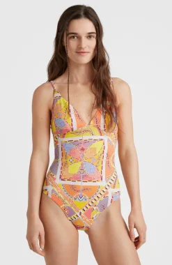Badpak Sunset | Yellow Scarf Print