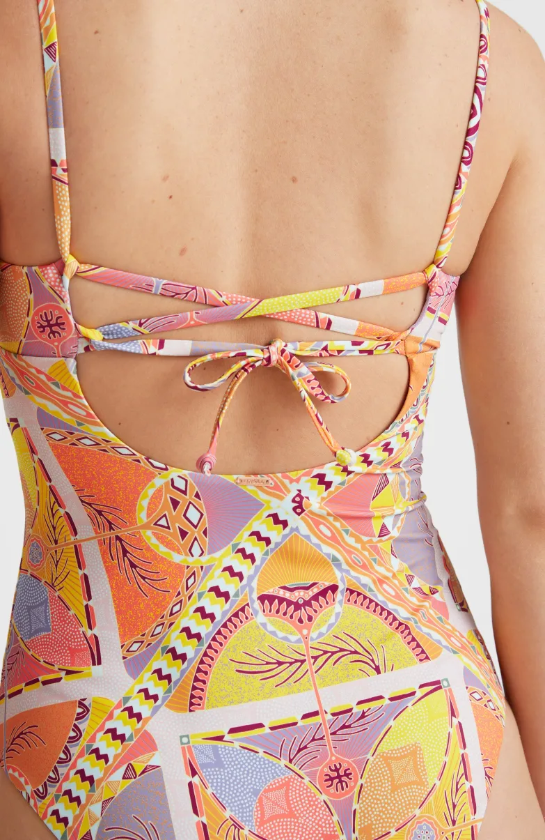 Badpak Sunset | Yellow Scarf Print