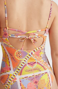 Badpak Sunset | Yellow Scarf Print