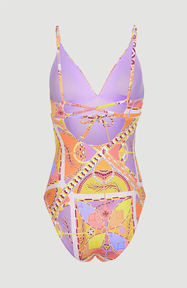 Badpak Sunset | Yellow Scarf Print