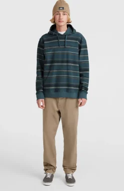 Bavaro Hoodie | Blue Ikat Stripe