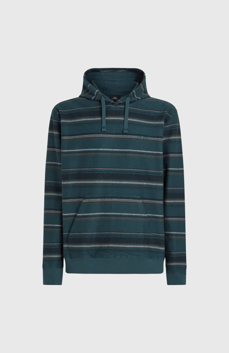 Bavaro Hoodie | Blue Ikat Stripe
