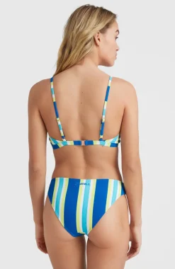 Bikini Alia - Cruz Triangle | Blue Towel Stripe