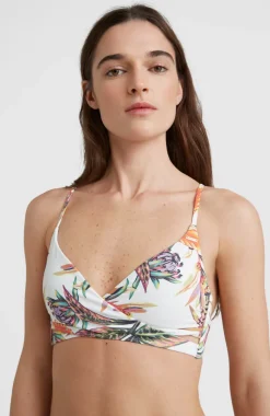 Bikini Baay - Maoi Bralette | White Tropical Flower