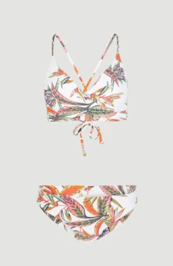 Bikini Baay - Maoi Bralette | White Tropical Flower