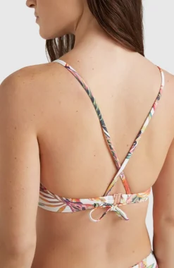 Bikini Baay - Maoi Bralette | White Tropical Flower