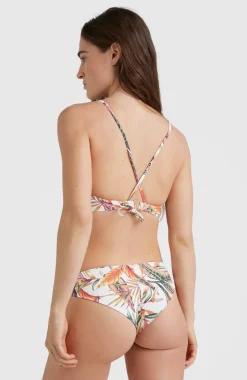 Bikini Baay - Maoi Bralette | White Tropical Flower