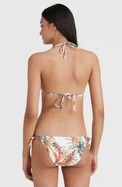 Bikini Capri - Bondey Triangle | White Tropical Flower