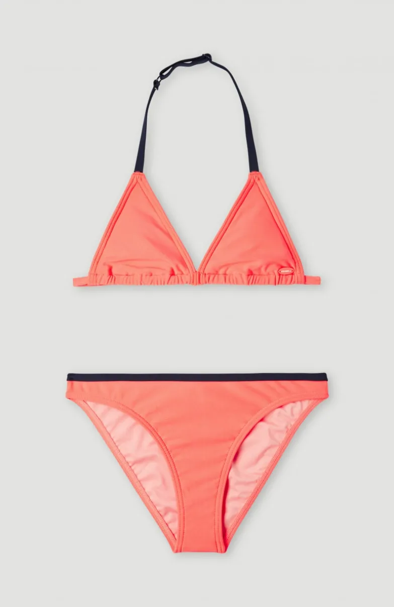 Bikini Essentials Triangle | Neon Coral