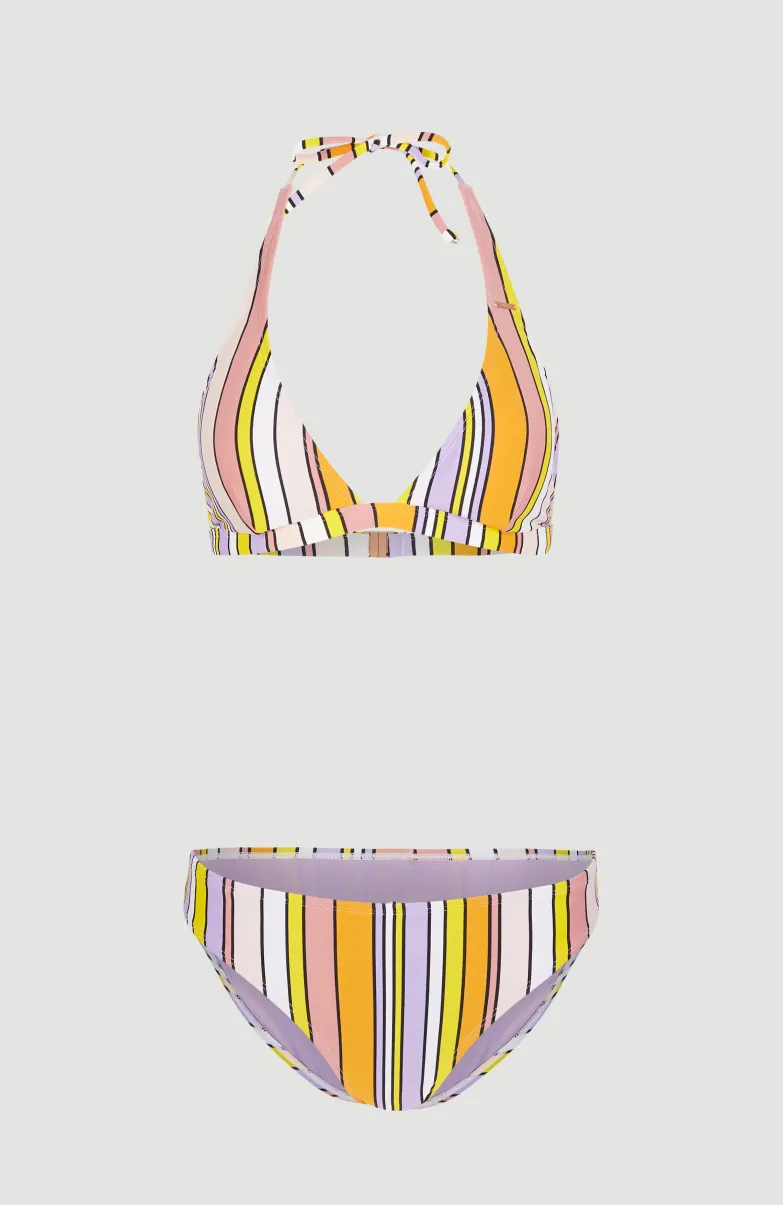 Bikini Marga - Rita Halter | Multi Stripe