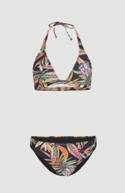 Bikini Marga - Rita Halter | Black Tropical Flower