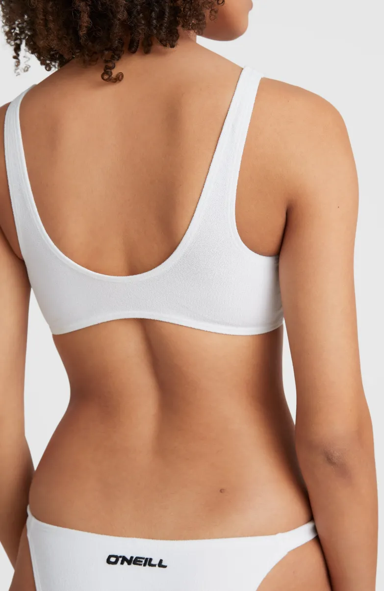 Bikini Terry Lucia Longline Triangle | Snow White