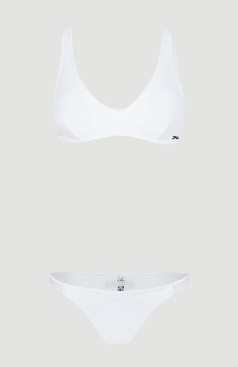 Bikini Terry Lucia Longline Triangle | Snow White