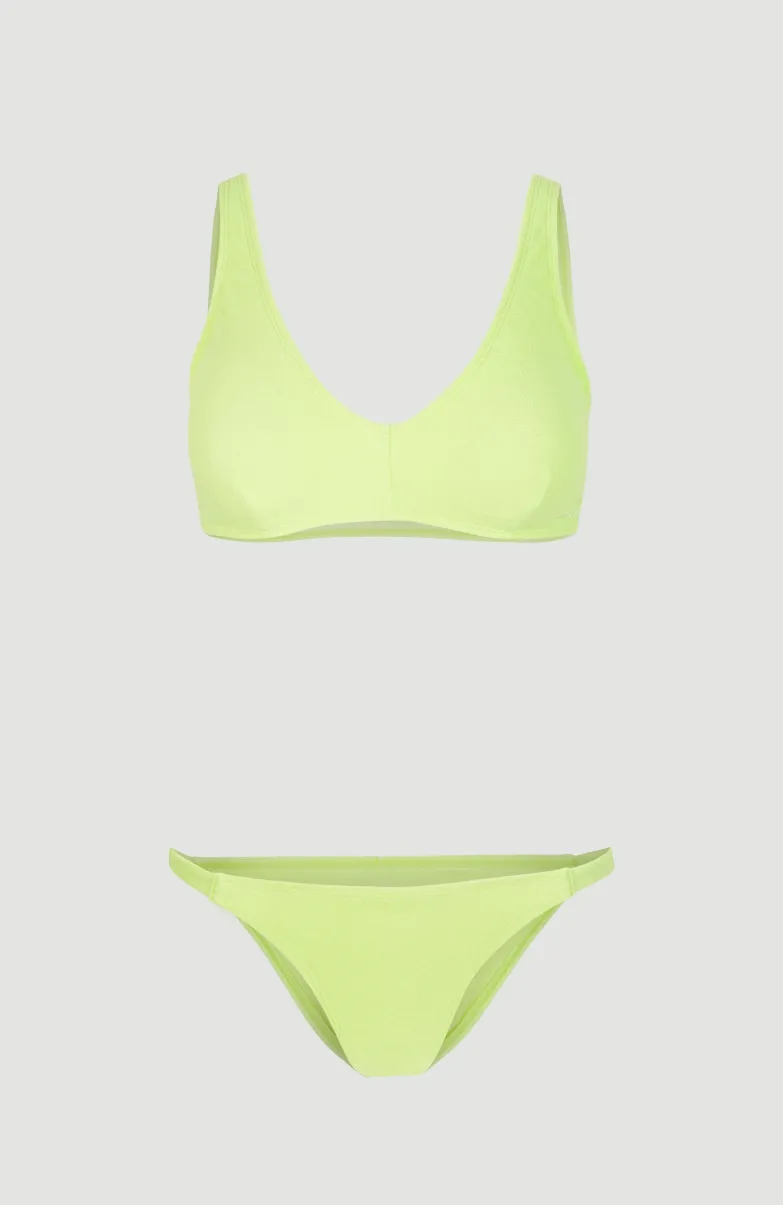 Bikini Terry Lucia Longline Triangle | Sunny Lime