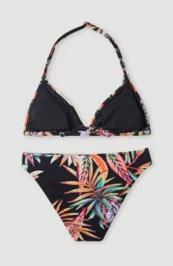 Bikini Venice Beach Party | Black Tropical Flower
