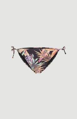 Bikinibroekje Bondey | Black Tropical Flower