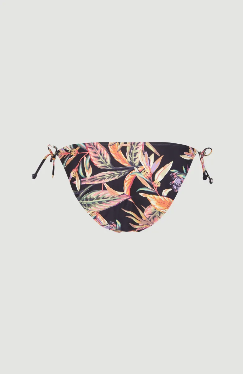 Bikinibroekje Bondey | Black Tropical Flower