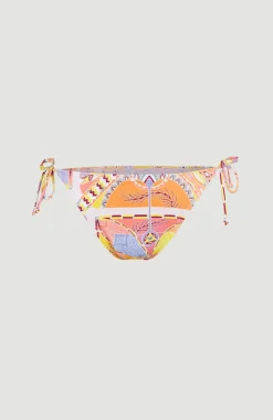 Bikinibroekje Bondey | Yellow Scarf Print