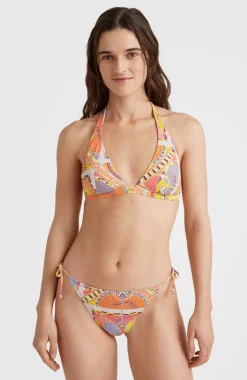 Bikinibroekje Bondey | Yellow Scarf Print