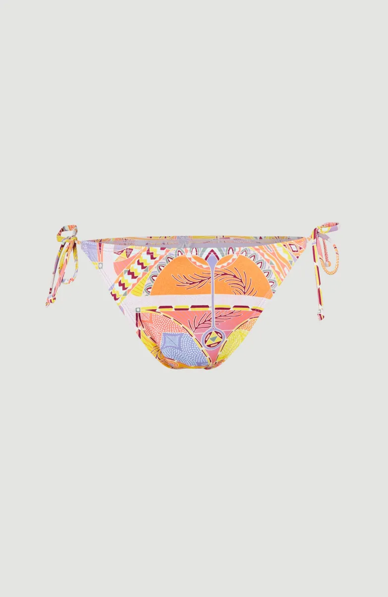 Bikinibroekje Bondey | Yellow Scarf Print