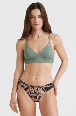 Bikinibroekje Cruz | Black Tropical Flower