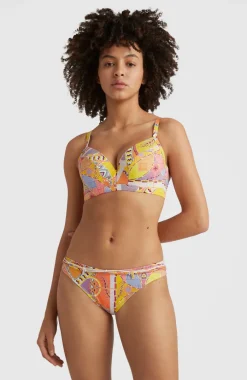 Bikinibroekje Cruz | Yellow Scarf Print
