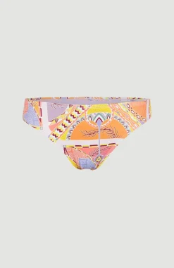 Bikinibroekje Rita | Yellow Scarf Print