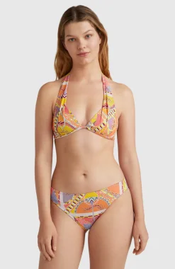 Bikinibroekje Rita | Yellow Scarf Print