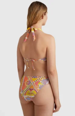 Bikinibroekje Rita | Yellow Scarf Print