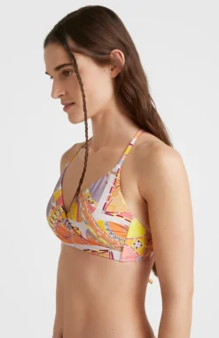 Bikinitop Baay Bralette | Yellow Scarf Print