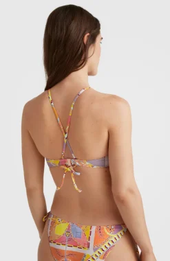 Bikinitop Baay Bralette | Yellow Scarf Print