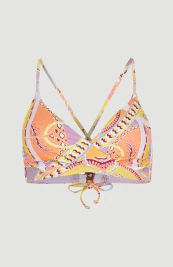 Bikinitop Baay Bralette | Yellow Scarf Print