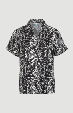 Blouse Ocean Mission | White . Black Comic Seaweed